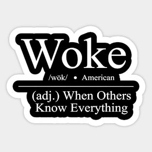 WOKE Sticker